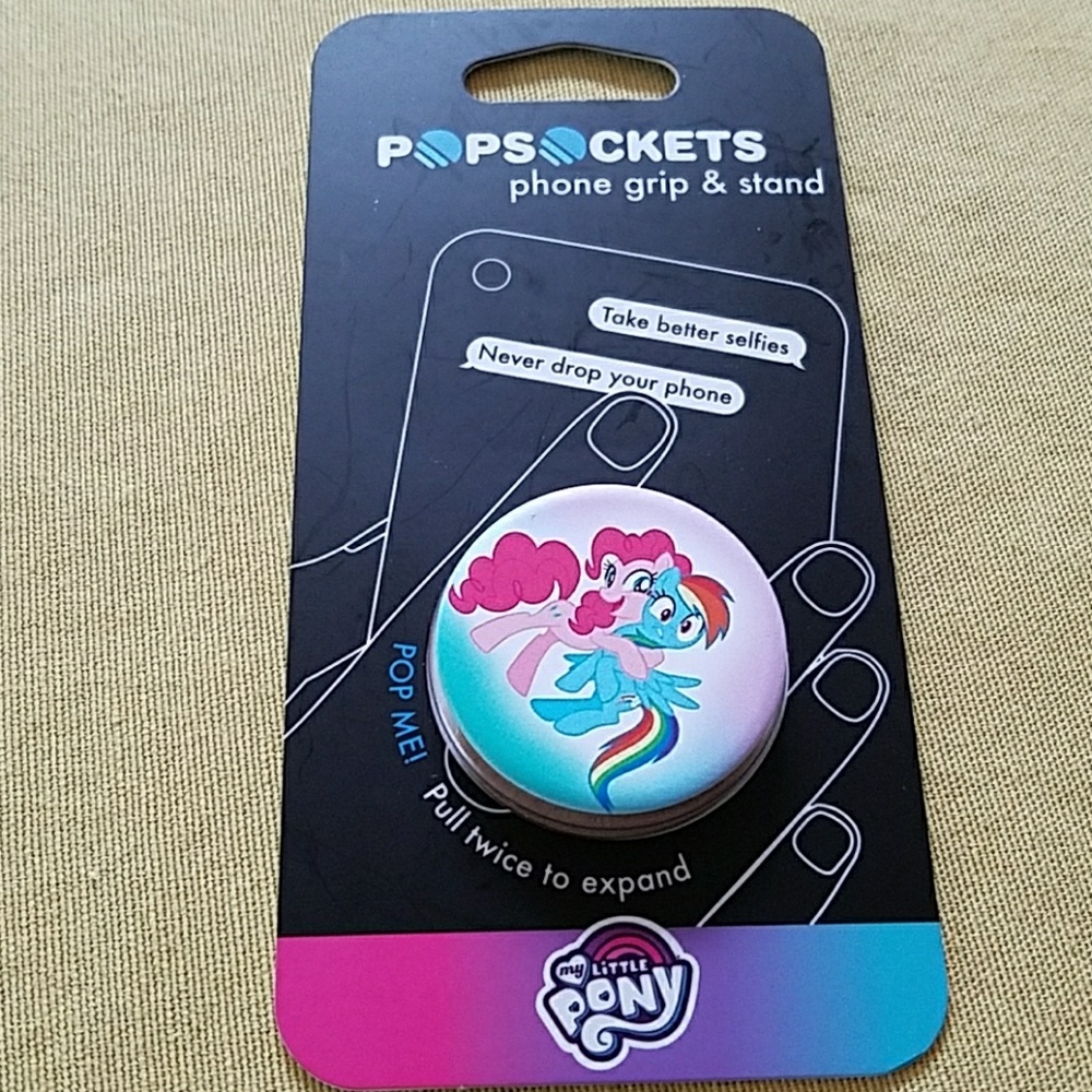 My little pony pop socket phone grip and stand